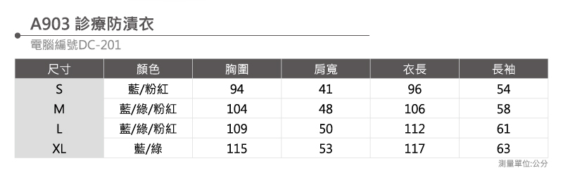 立祥 診療防漬衣