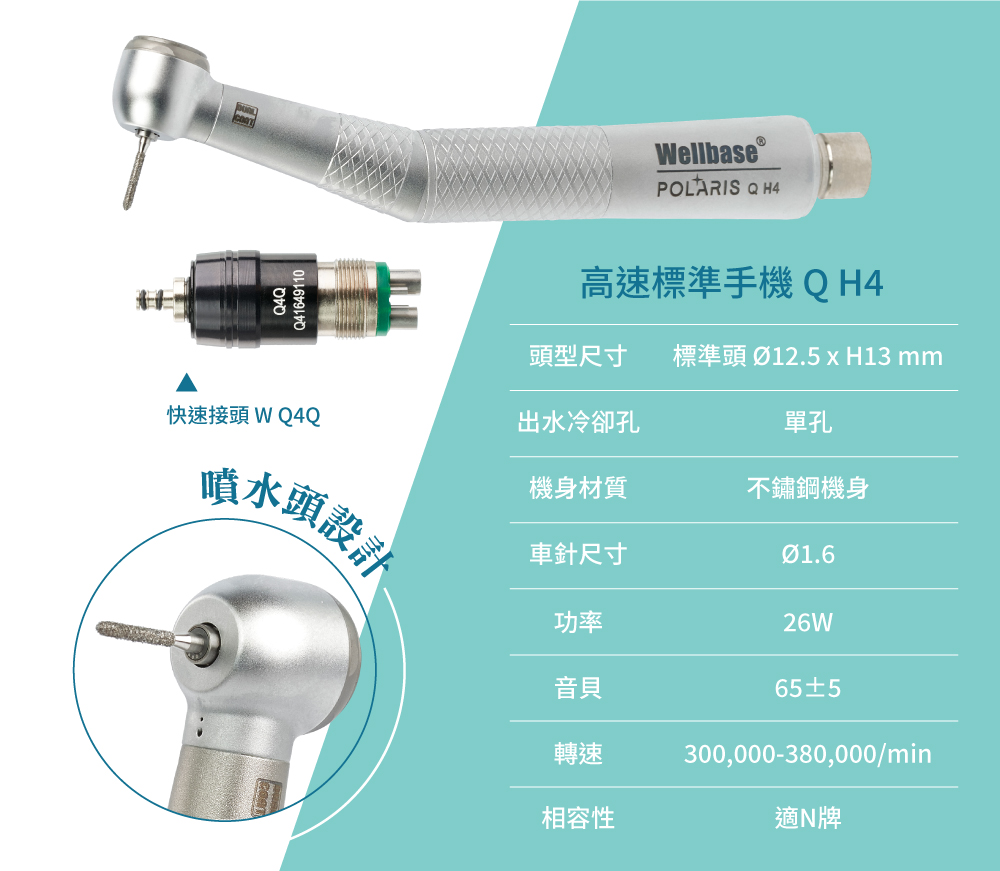 標準單孔高速手機QH4